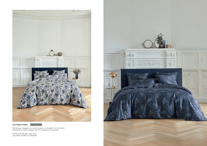 Victoria park - art nouveau - linge de lit français proche de valréas